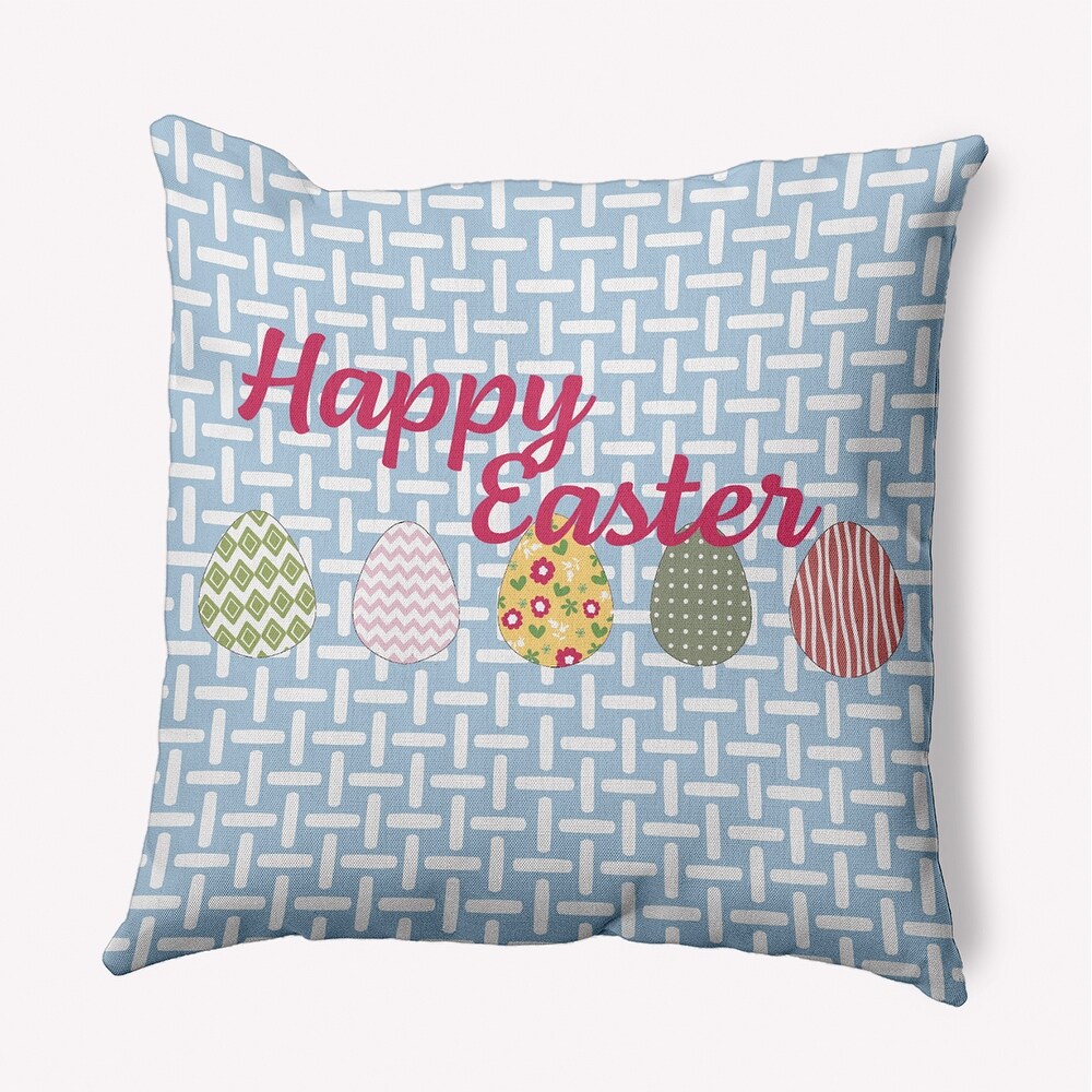 Happy Easter Polyester Indoor Pillow