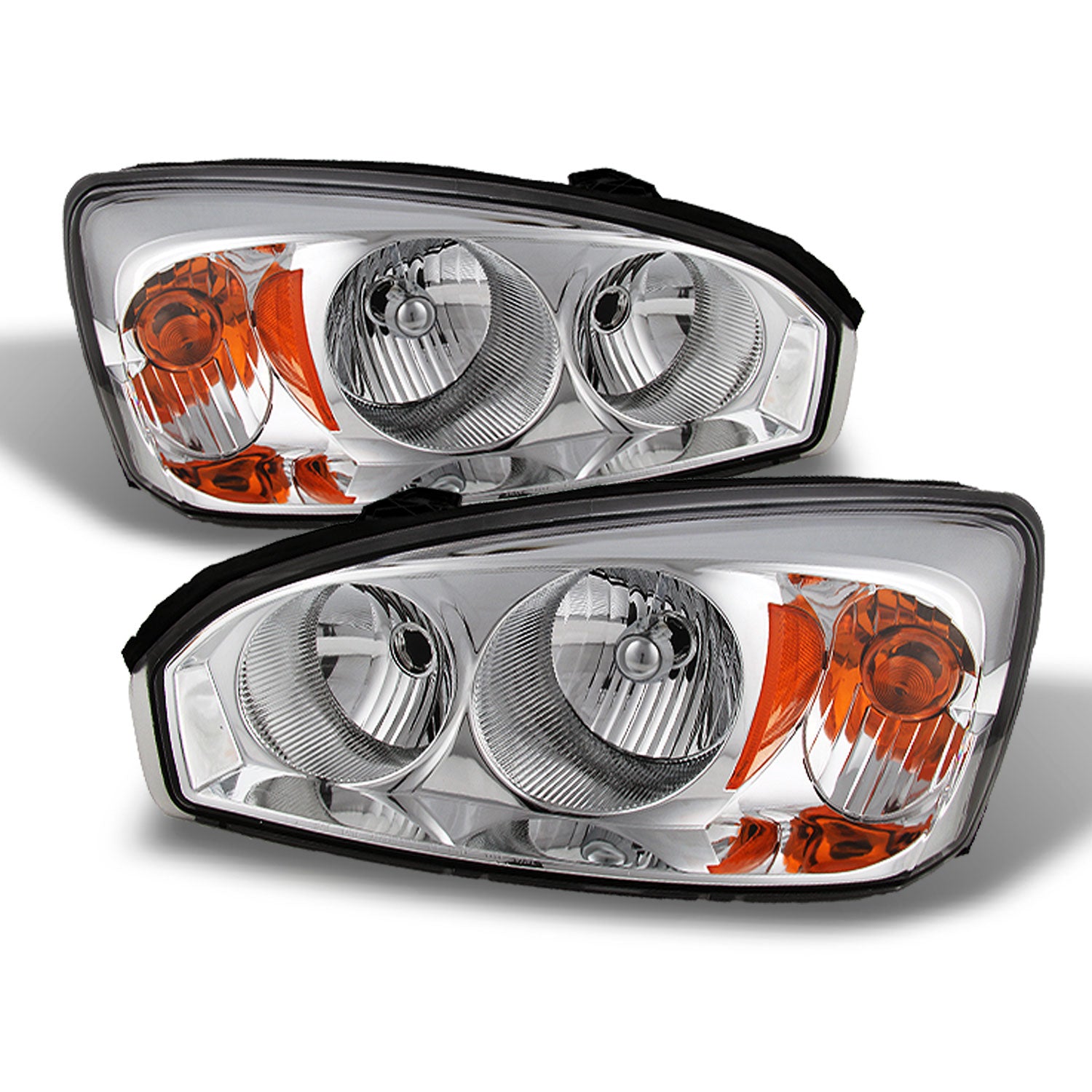 Fits 04-08 Chevy Malibu Headlights Lights Lamps Replacement Pair Set 2004-2008