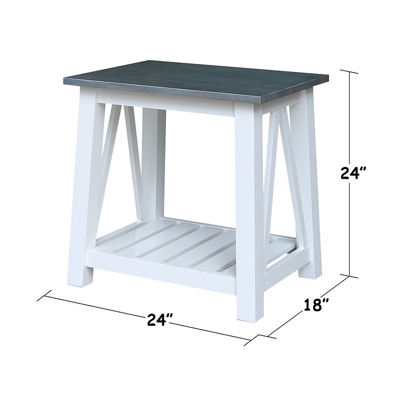 International Concepts Surrey End Table