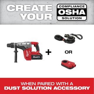 MW M18 FUEL 18-Volt Lithium-Ion Brushless Cordless 1-916 in. SDS-Max Rotary Hammer Kit wTwo 8.0Ah  One 12.0Ah Batteries 2717-22HD-48-11-1812