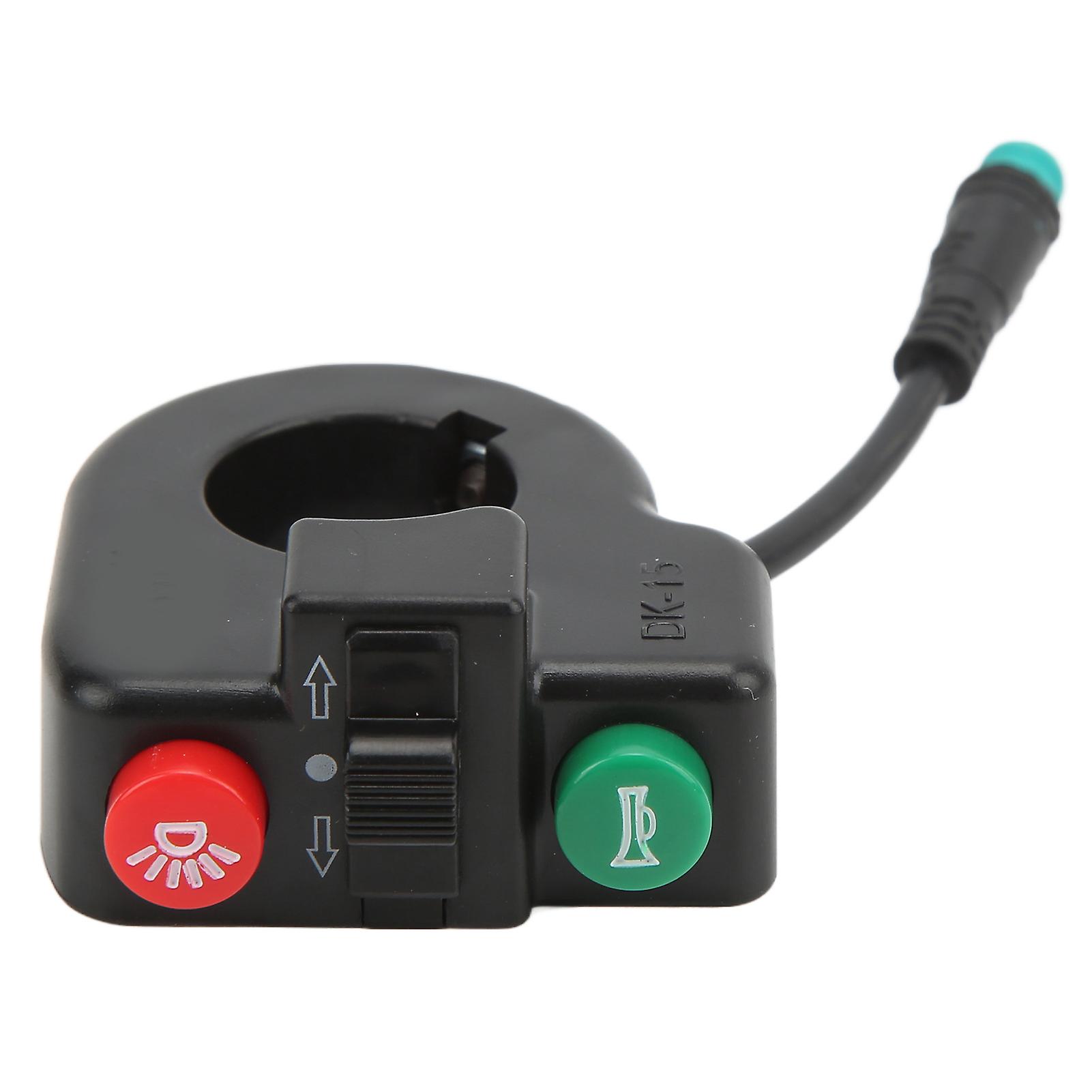 Scooter Horn Switch Plastic Material 5pin Waterproof Connector 3 In 1 Replaceable Button Switch For Kugoo M4 For M4 Pro