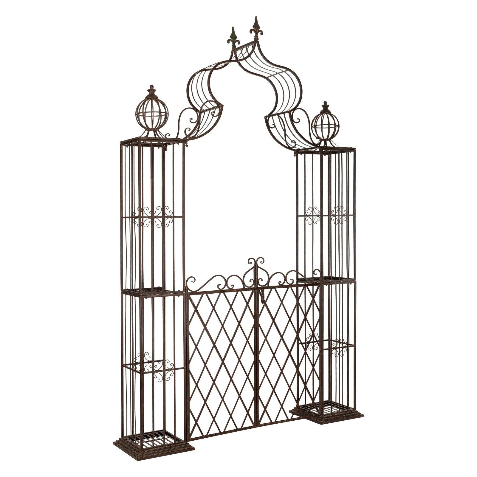 Safavieh Beatrix 9 ft. Gated Iron Arbor