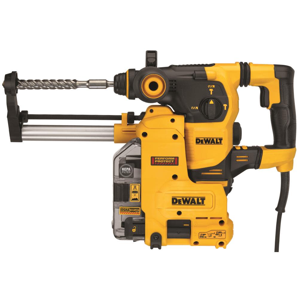 DEWALT 1-1/8-in SDS-plus Keyless Rotary Hammer with Dust Extractor D25333KDH from DEWALT