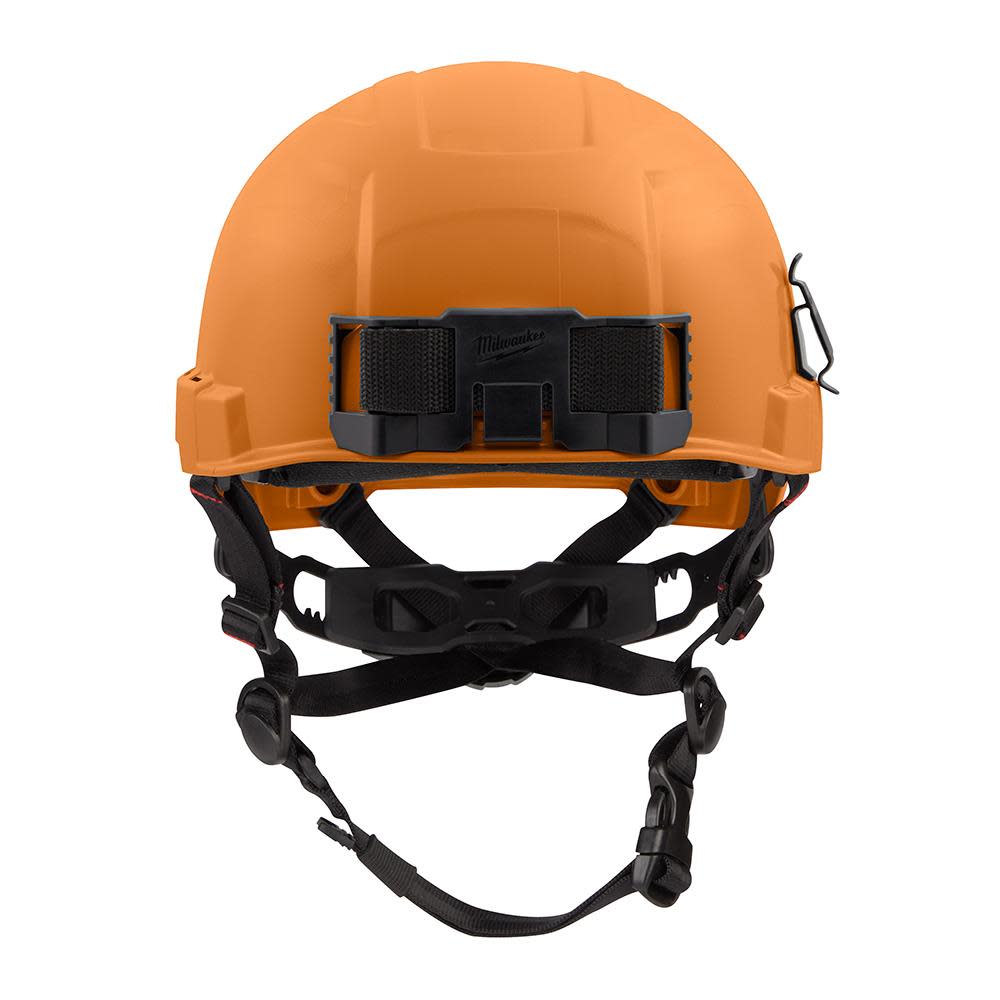 Milwaukee Orange Helmet with BOLT Class E