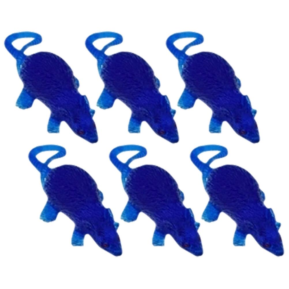 6pcs Mini Simulated Mouse Realistic Rat Toy Plastic Mouse Figurines For Halloween Prank Toy