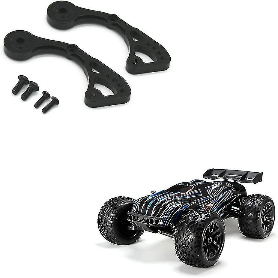 4wd Electric Remote Control Bigfoot Upgrade Metal Accessories Tail Wheel Bracket (black) (2pcs)