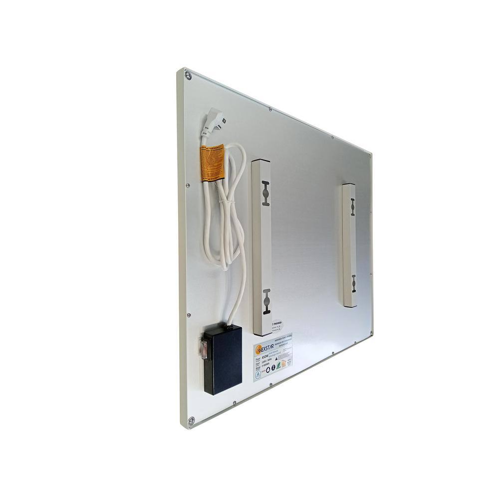 Wexstar 450-Watt Wall Infrared Electric Panel Heater Frameless Complies with ULCSA Certification. F-450WAUS