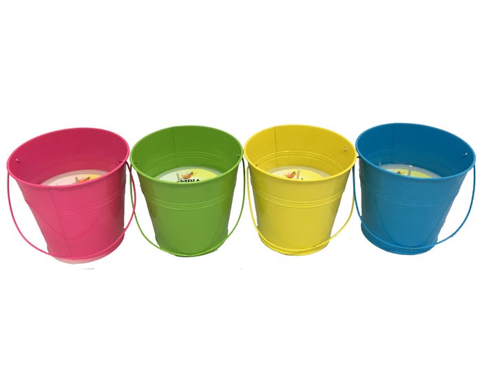 Ambia Painted Citronella Bucket， 18oz - AY71-33005