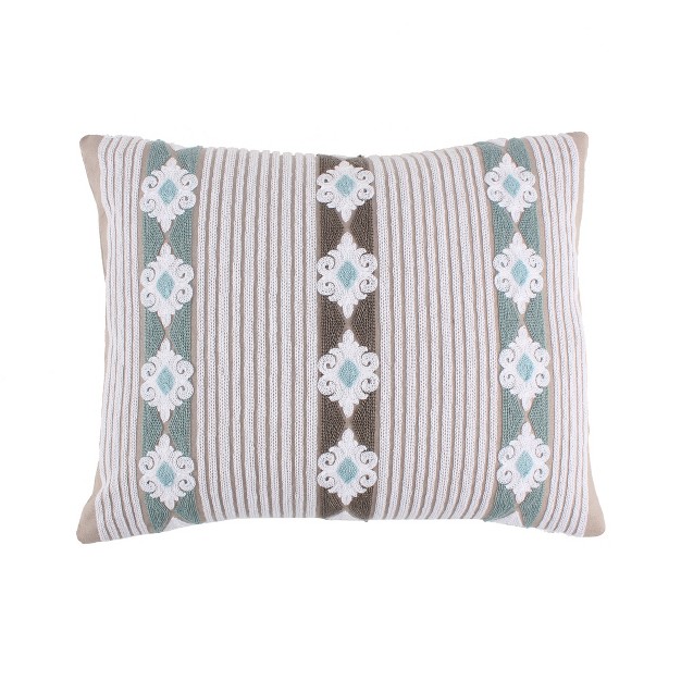 Mclain Stripes Decorative Pillow Seafoam Levtex Home