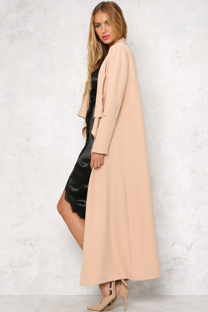 Heiress To The Throne Coat Nude