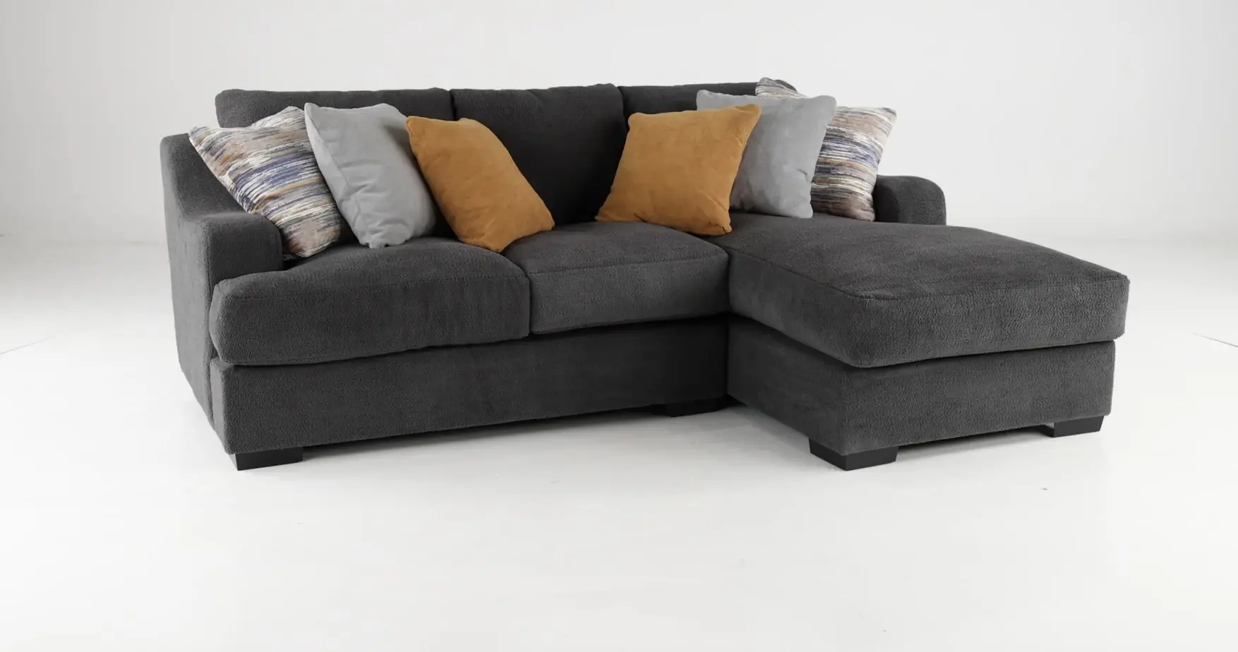 Challenger Gray 2 Piece Sectional