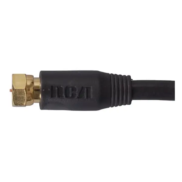 RCA Black RG6 Coax Cable