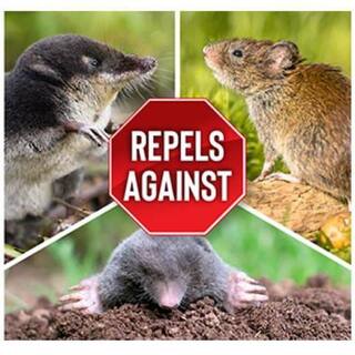 ANIMAL STOPPERS Mole and Vole Stopper Animal Repellent 5# Ready-to-Use Granular ShakerJug MV-G-005