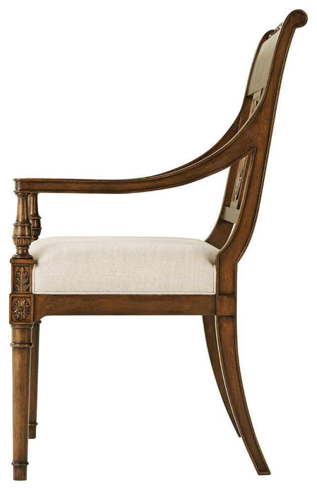 French Directoire Dining Armchair   Traditional   Dining Chairs   by English Georgian America  Houzz