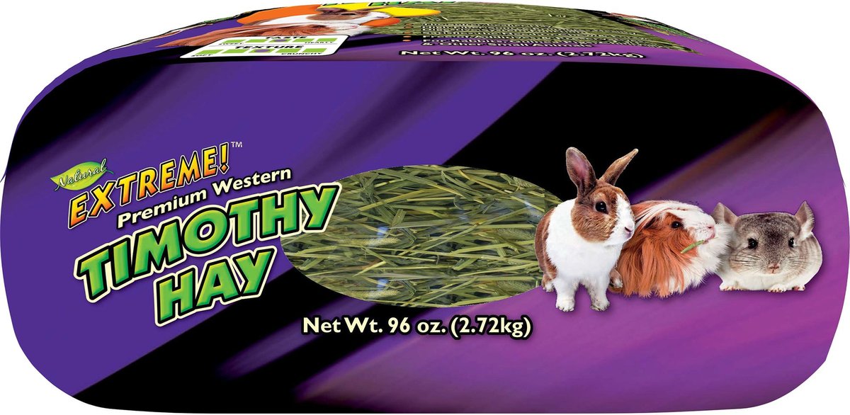 Brown's Extreme! Timothy Small Pet Hay， 96-oz bag