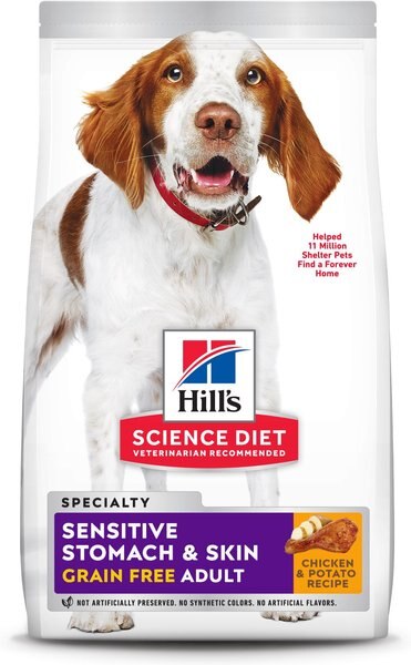 Hill's Science Diet Adult Sensitive Stomach and Skin Grain-Free Chicken and Potato Recipe Dry Dog Food