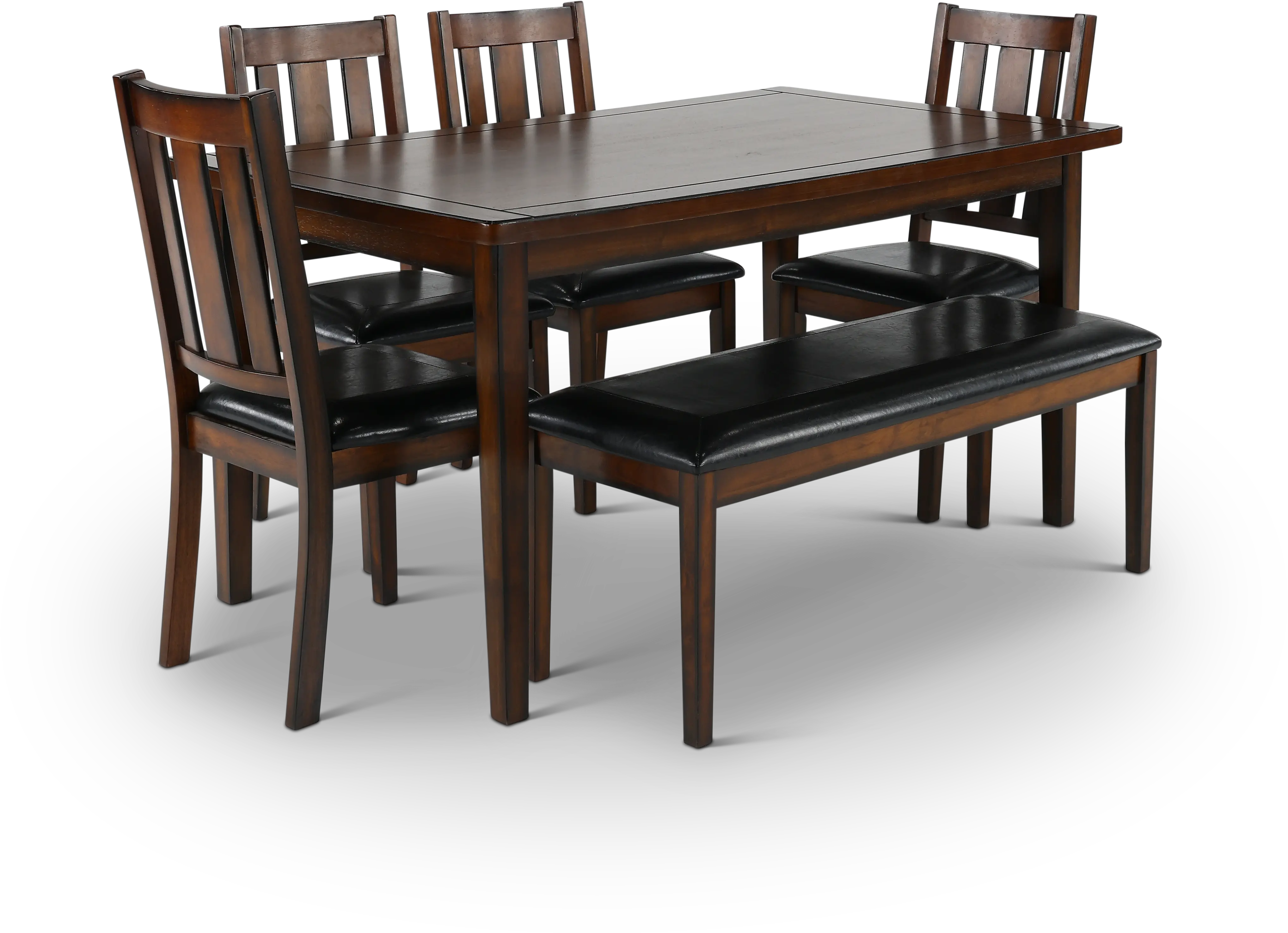 Del Mar Dark Cherry 6 Piece Dining Set