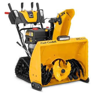 Cub Cadet 3X 30 in. 420 cc Track Drive Three-Stage Snow Blower with Electric Start Gas Steel Chute Power Steering Heated Grips 3X 30 TRAC wLED Light Bar