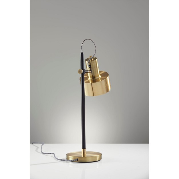 Clayton Desk Lamp Matte Black Adesso