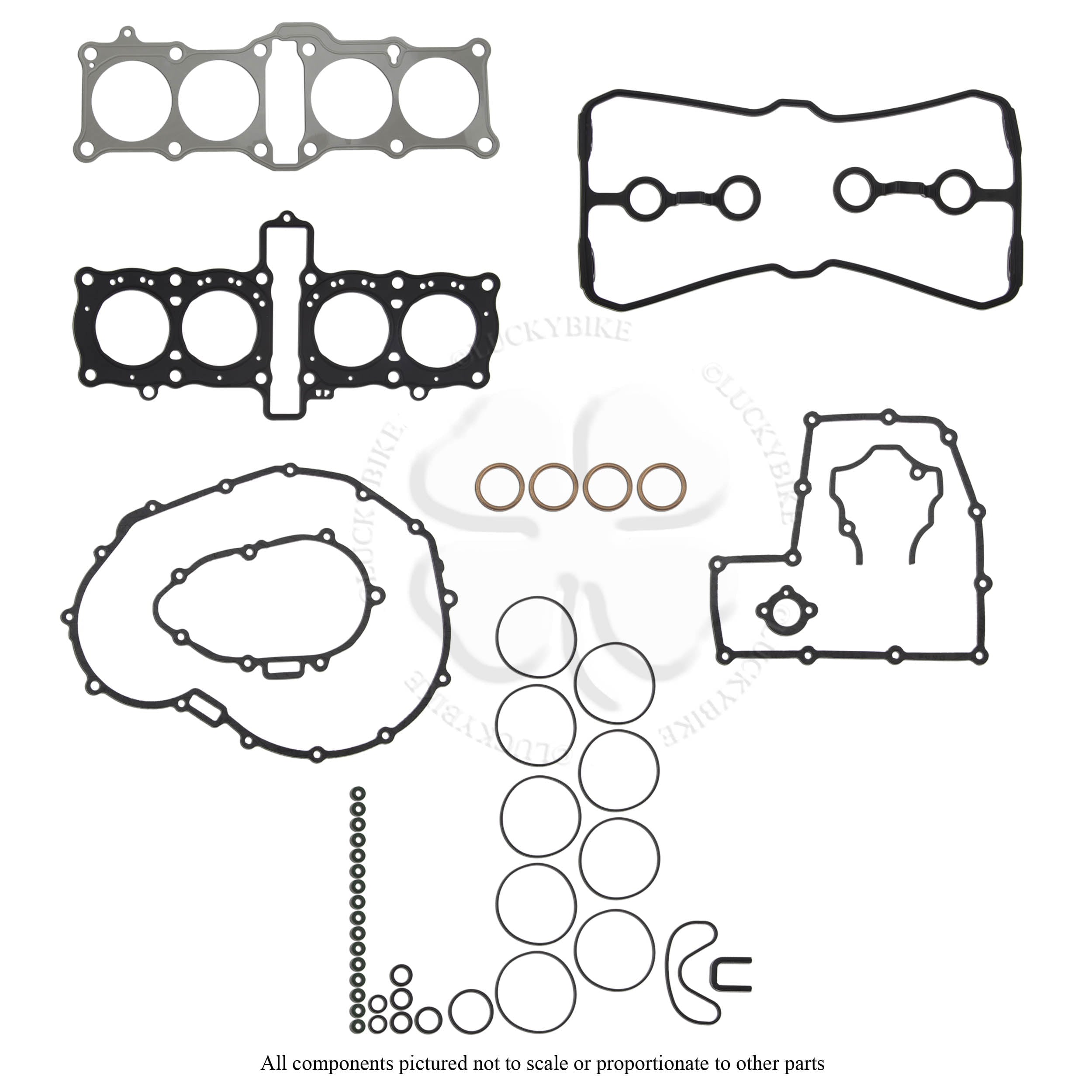 Complete Engine Gasket Kit Honda 1987 1988 1989 1990 CBR 600 Head Upper Bottom