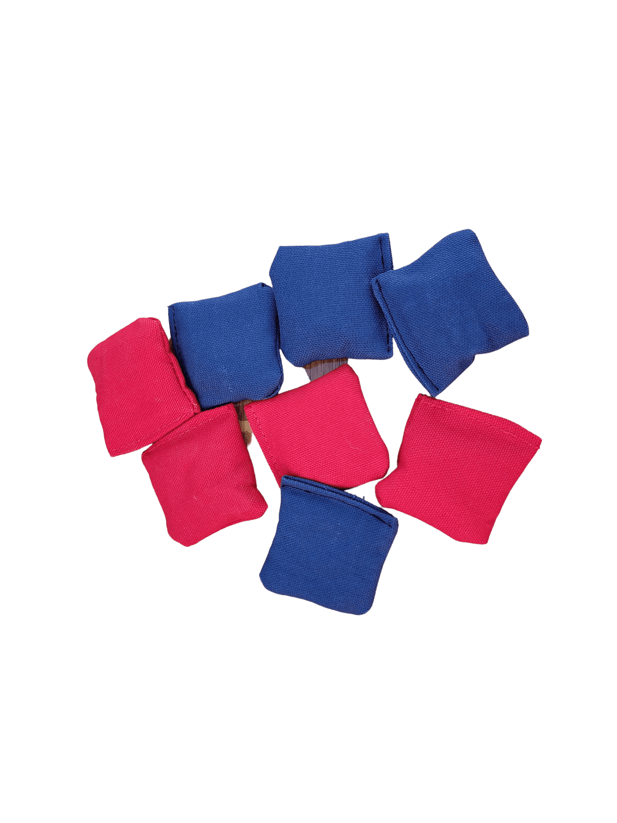 Mini Cornhole Bags 2 inches - Set of 8 Bags - Bean Bag Toss Replacement Table Top Bags