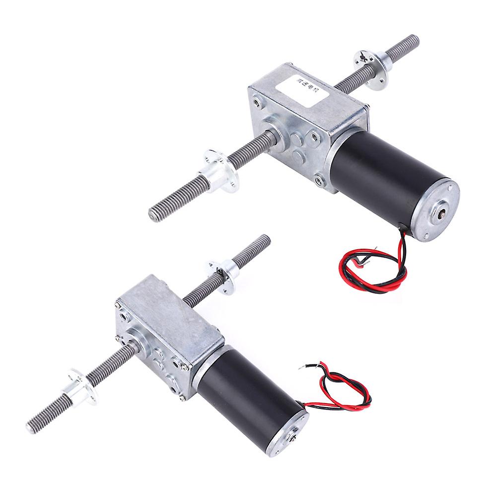 Worm Gear Motor Right And Left Hand Coaxial M8 Shaft 2480 Motor With Flangespeed Reduction Rate 500