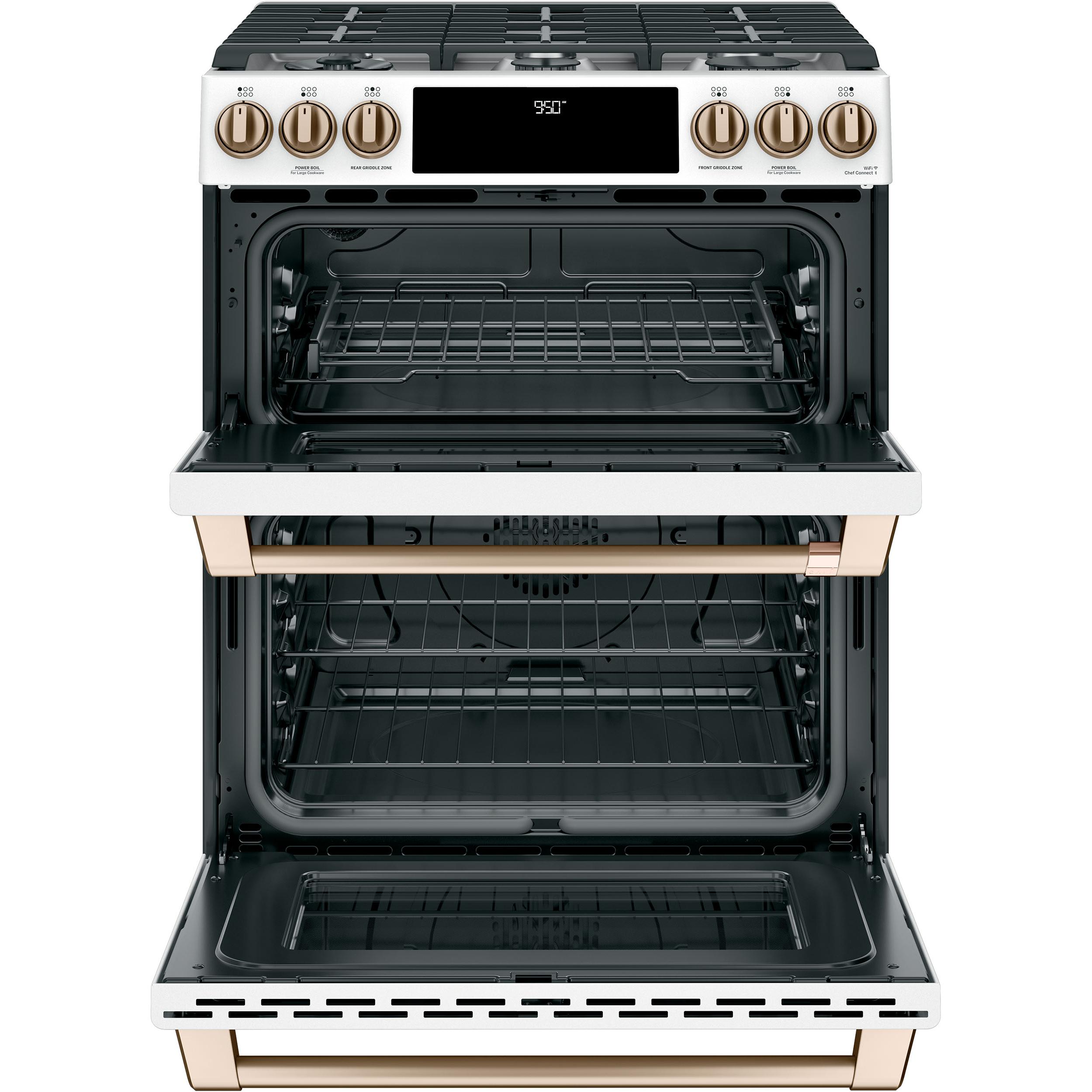 Caf¨¦ 30-inch Slide-in Dual-Fuel Range with Convection CC2S950P4MW2