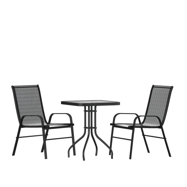 Brazos 3 Piece Outdoor Patio Dining Set - 23.5