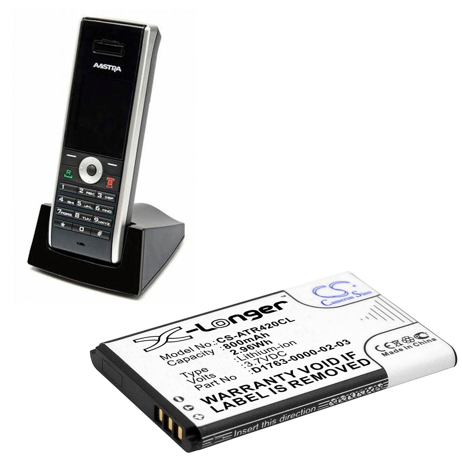 Aastra 420d Replacement Battery BatteryClerkcom Cordless Phone