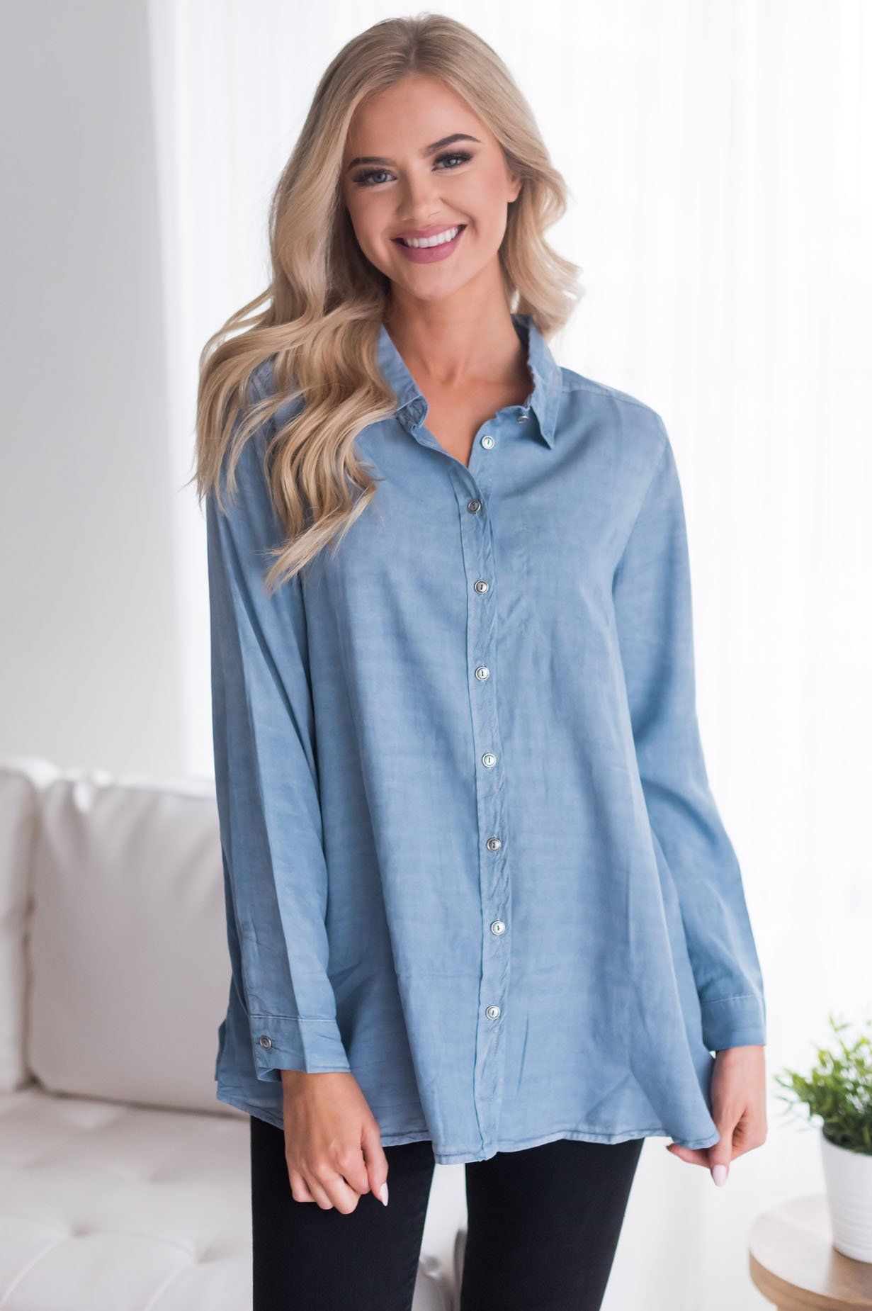 Always Dreaming Modest Blouse