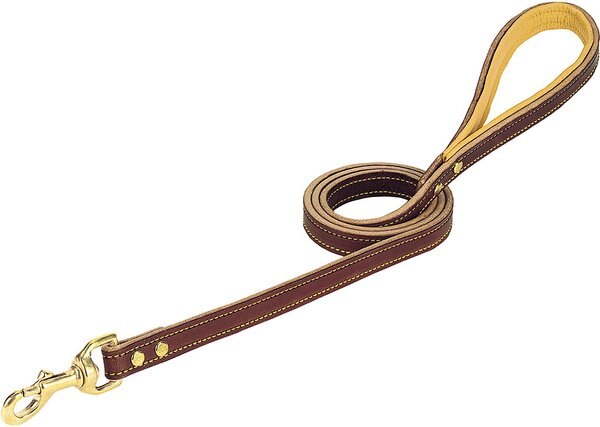 Weaver Pet Deer Ridge Leather Dog Leash