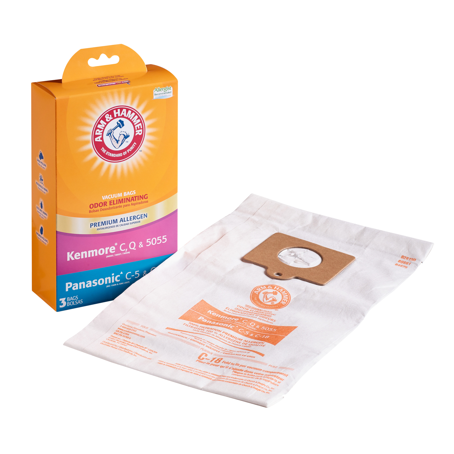 Arm \u0026 Hammer Kenmore Vacuum Bag 3 pk