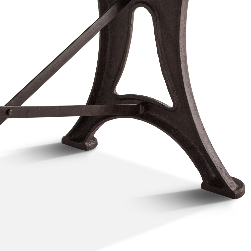 Carbon Loft Wiley Rectangle Live Edge Dining Table