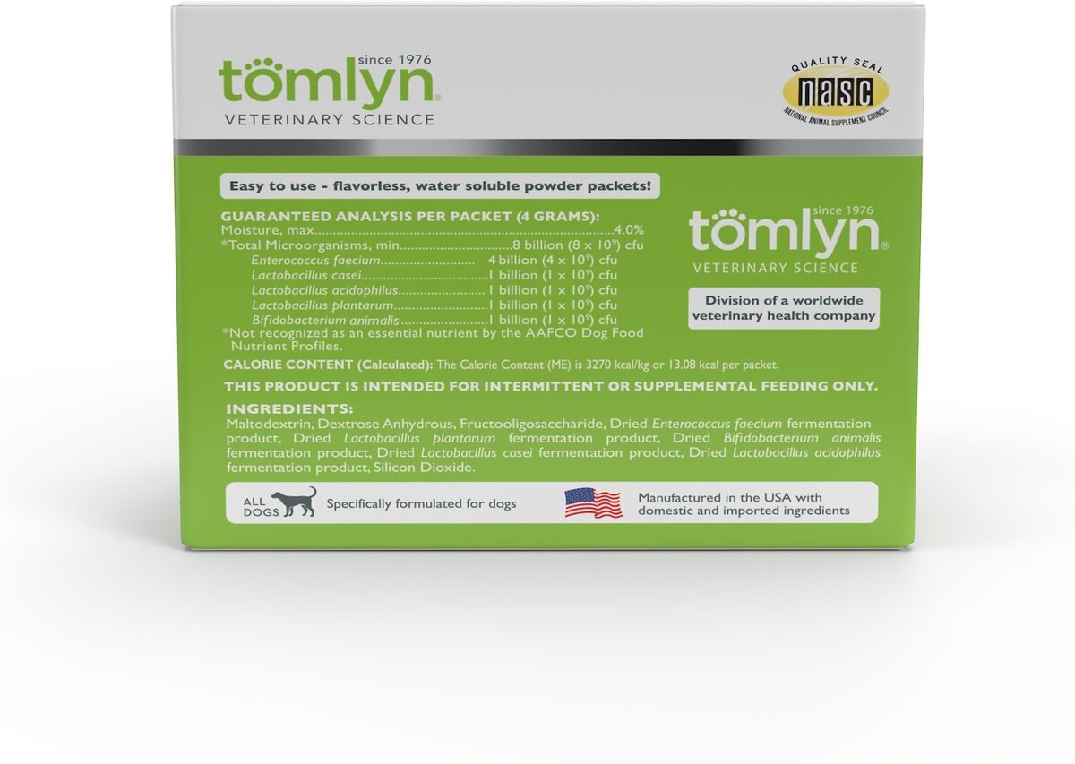 Tomlyn Pre and Probiotic Powder Digestive Supplement for Dogs