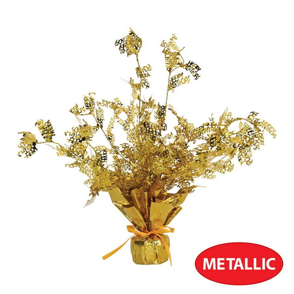 Beistle 50809 GD Birthday Gleam 'N Burst Centerpie...