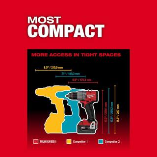 MW M18 FUEL 18-V Lithium-Ion Brushless Cordless 12 in. DrillDriver with High Output CP 3.0 Ah Battery 2903-20-48-11-1835