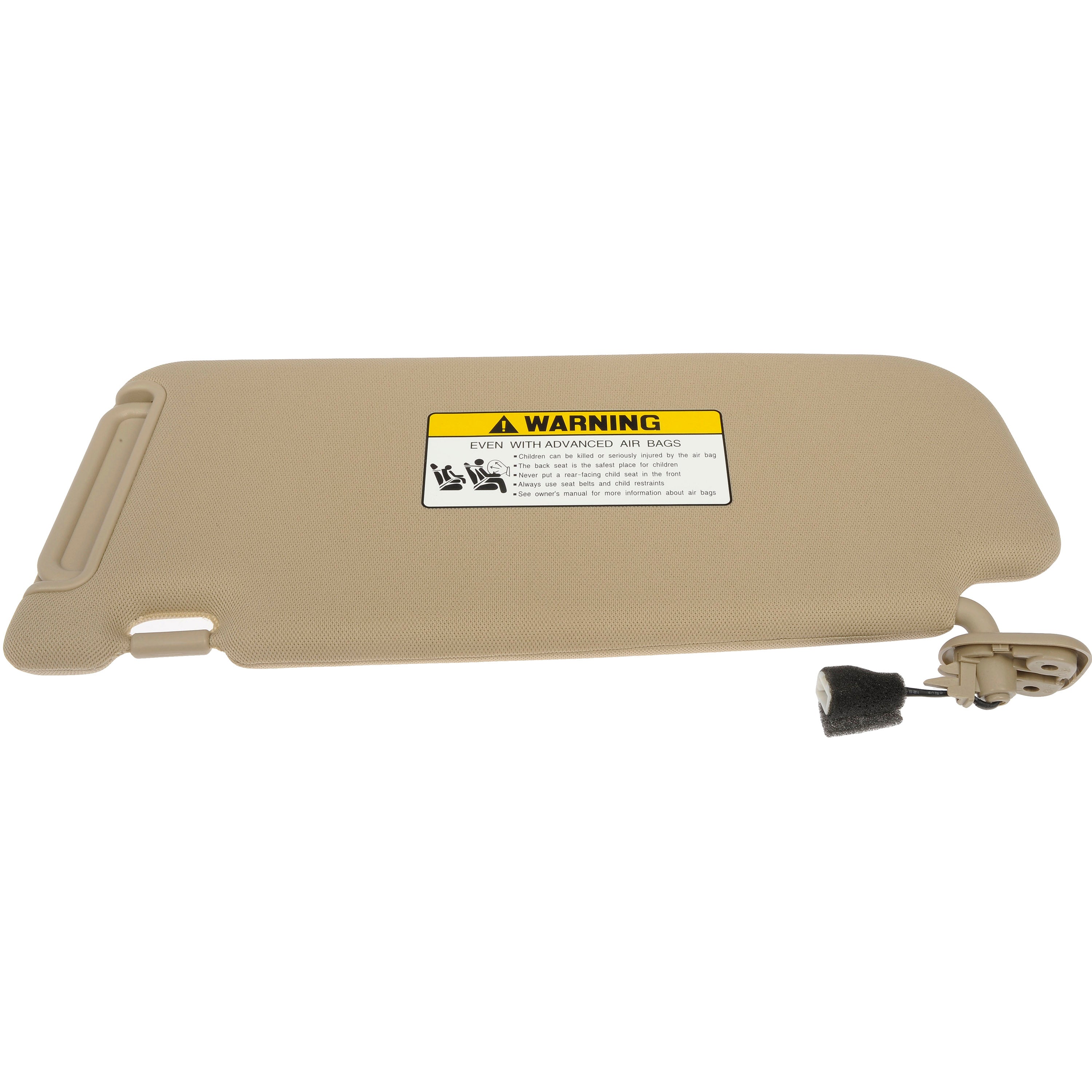 Dorman 74210 Passenger Side Sun Visor Assembly for Specific Hyundai Models， Beige 2007 Hyundai Santa Fe