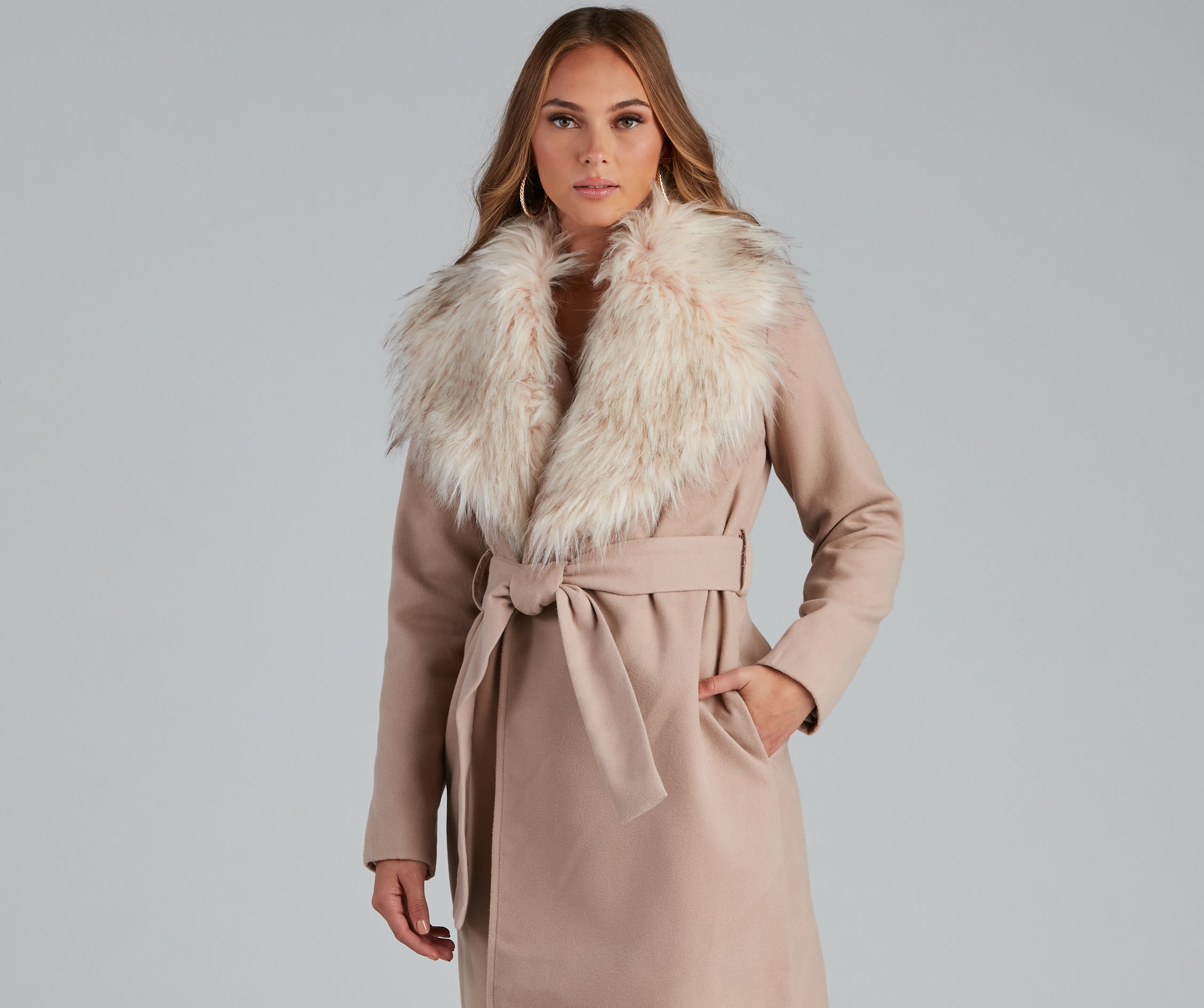 A Formal Affair Faux Fur Jacket