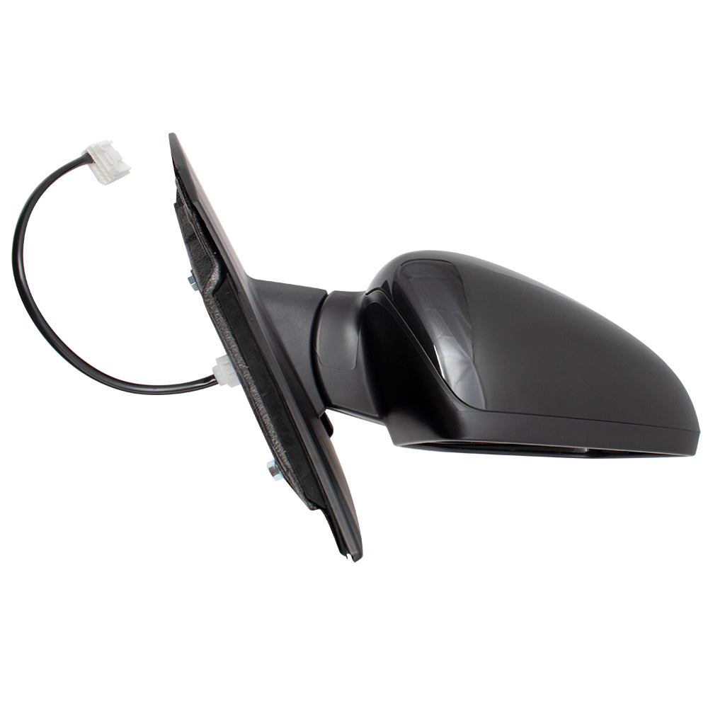 Brock Replacement Passengers Power Side View Mirror PTM w/ Cover Non-Heated WITHOUT Signal Compatible with 13-17 Accord Sedan 76203T2FA01 76205T2FA01