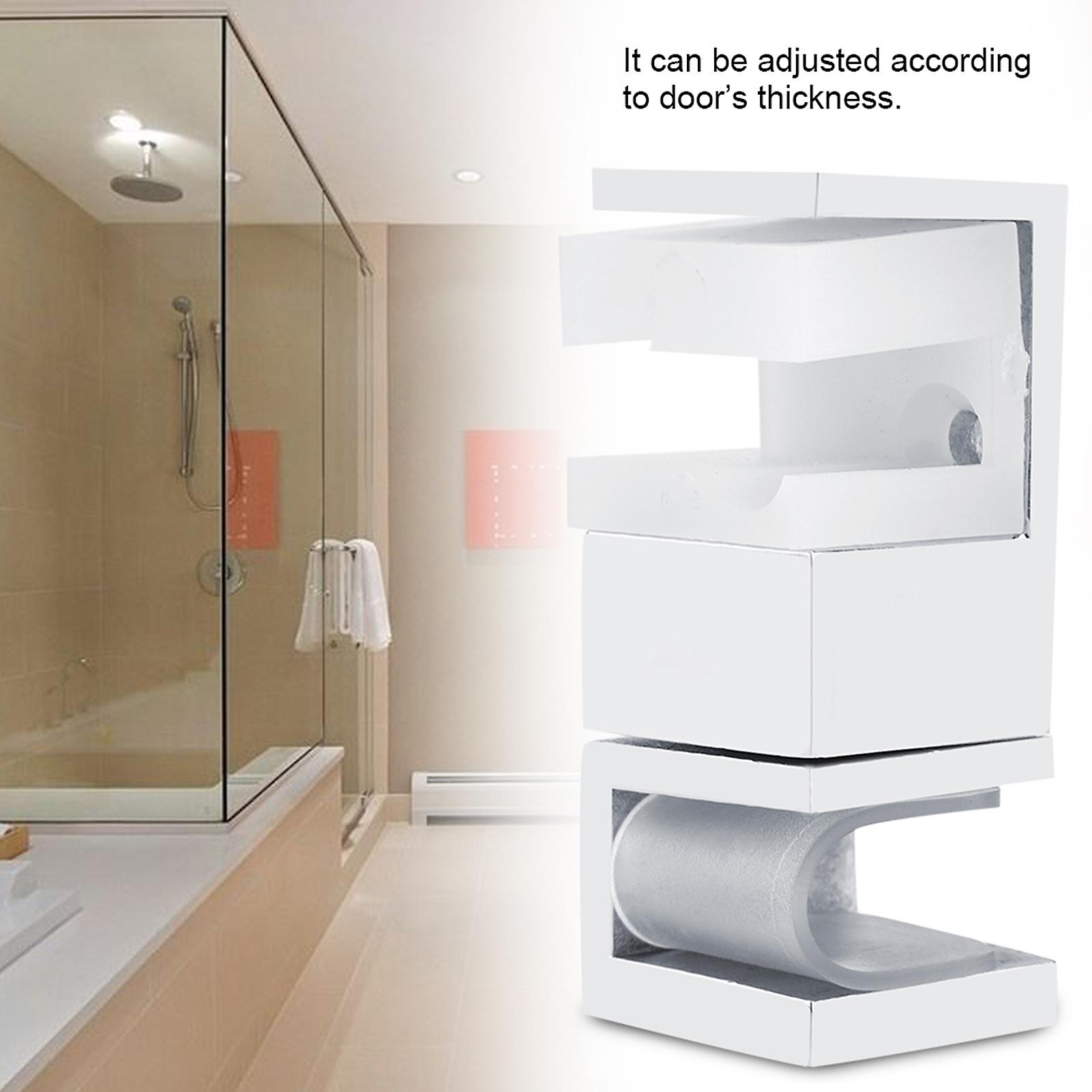 Stainless Steel Adjustable Anti-rust Sliding Door Bottom Guide Holder Office Household