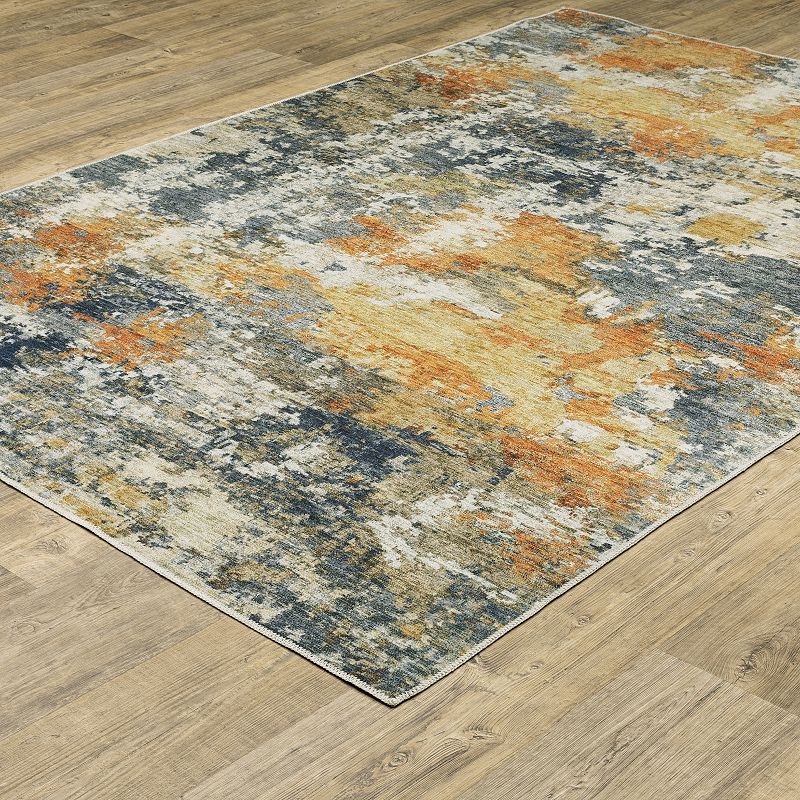 StyleHaven Marissa Washable Contemporary Abstract Area Rug