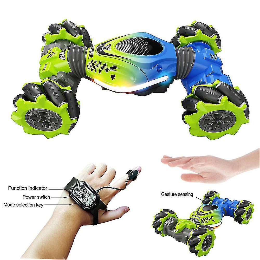 360 4wd Stunt Car Rc Hand Gesture Sensing Off-road Remote Control Off-road Toy Car With Music Light Kids Gift_ll