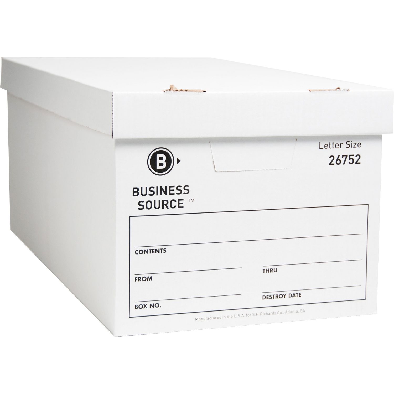 Lift-off Lid Light Duty Storage Box by Business Source BSN26752