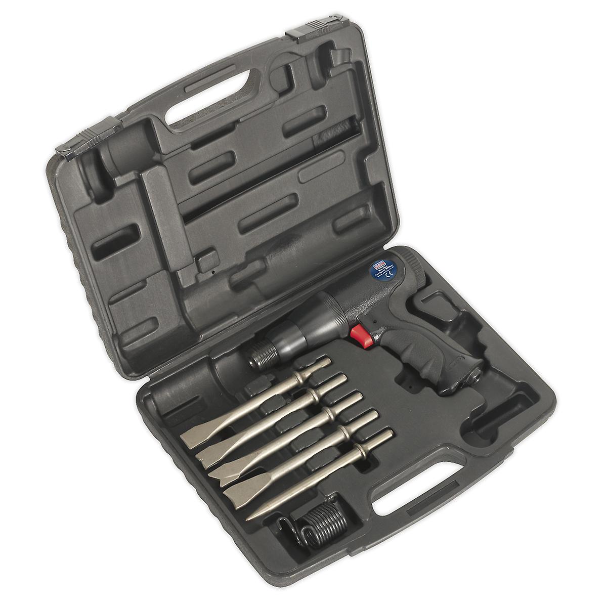 Sealey Sa614 Air Hammer Kit Composite Premier - Long Stroke