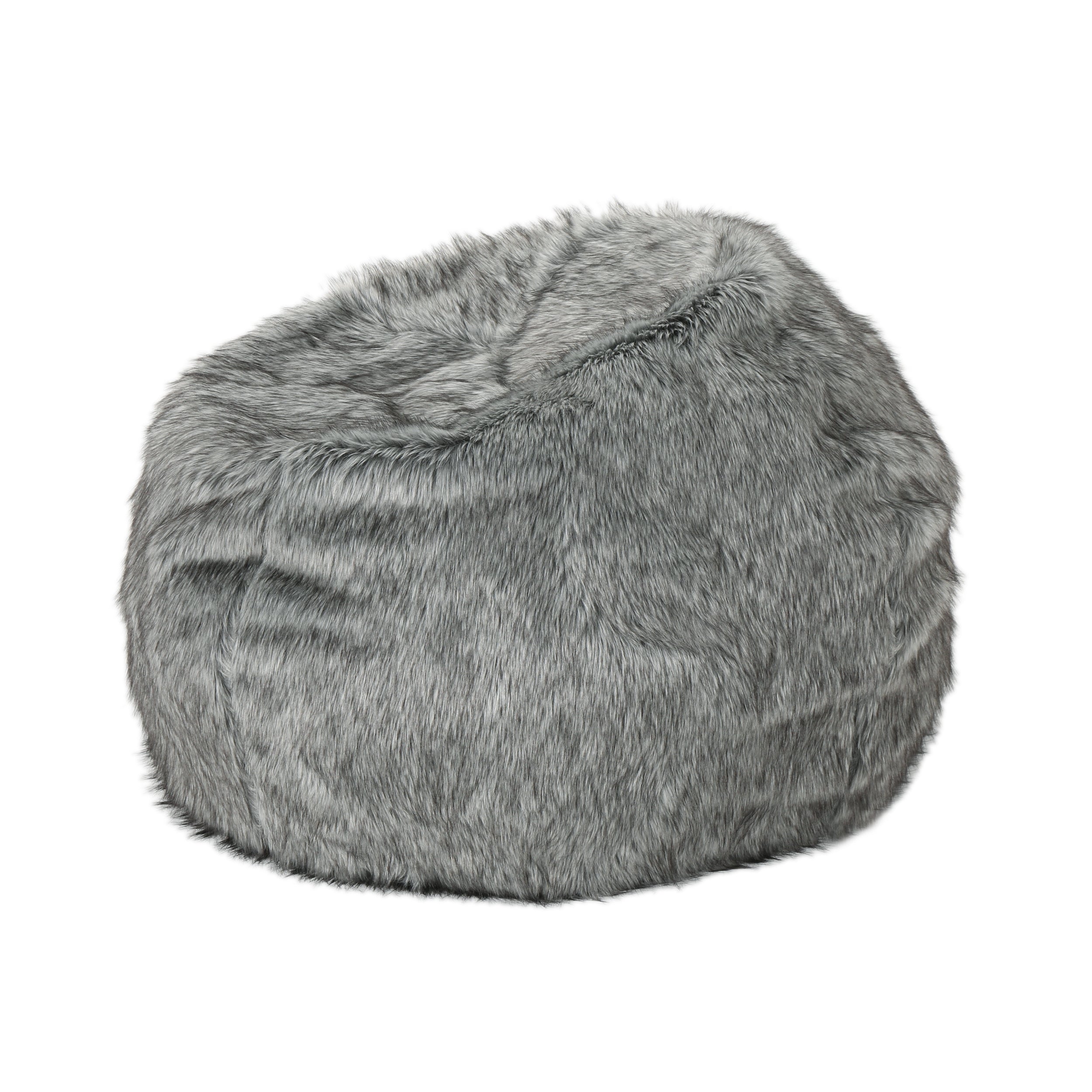 Leslie Modern 3 Foot Faux Fur Bean Bag Cover