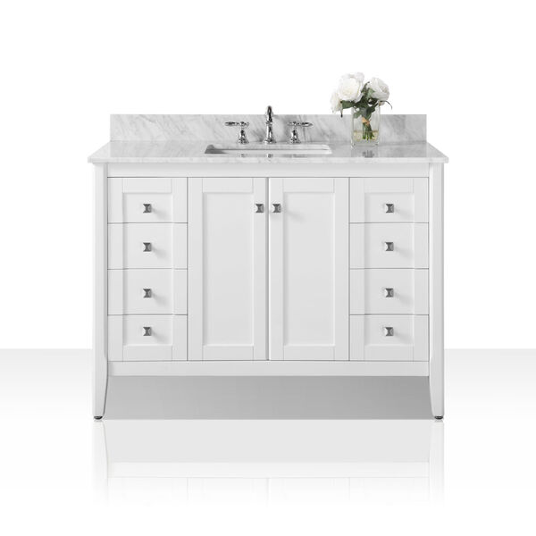 Shelton White 48-Inch Vanity Console