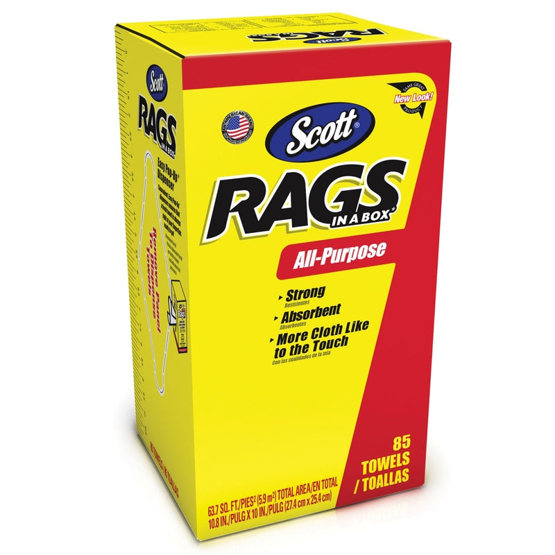 SCOTT RAGS IN A BX 85PK