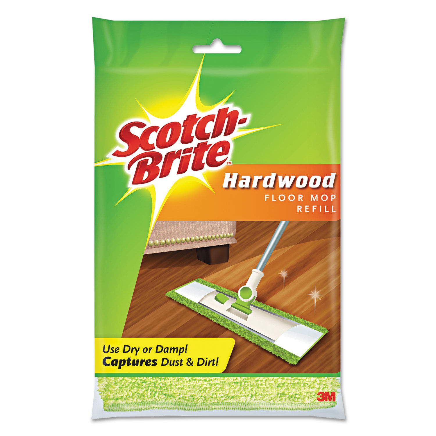 Hardwood Floor Mop Refill by Scotch-Briteandreg; MMMM005R