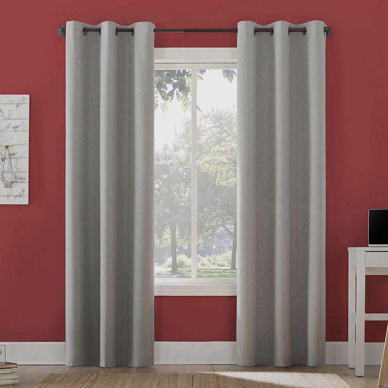 Sun Zero Generation Miles 100% Blackout Grommet Window Curtain