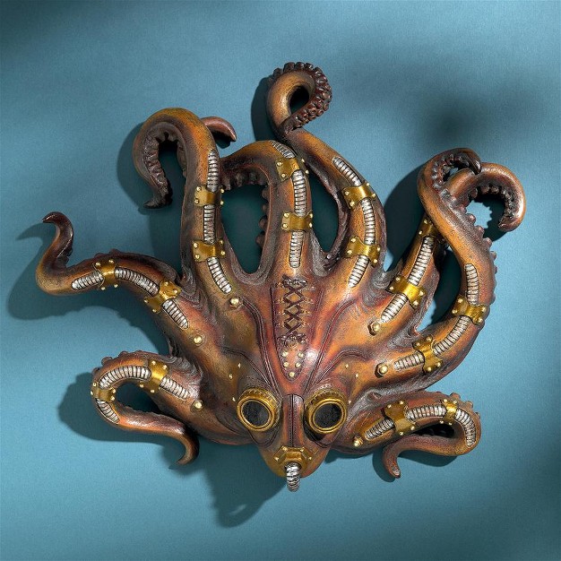 Design Toscano Steampunk Octopod Wall Sculpture